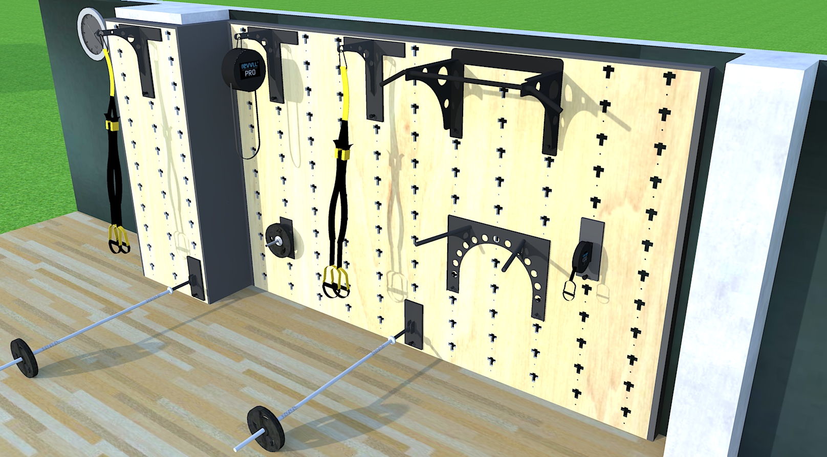 Multifunktionswand von CubeSports Physiotherapie Greilich